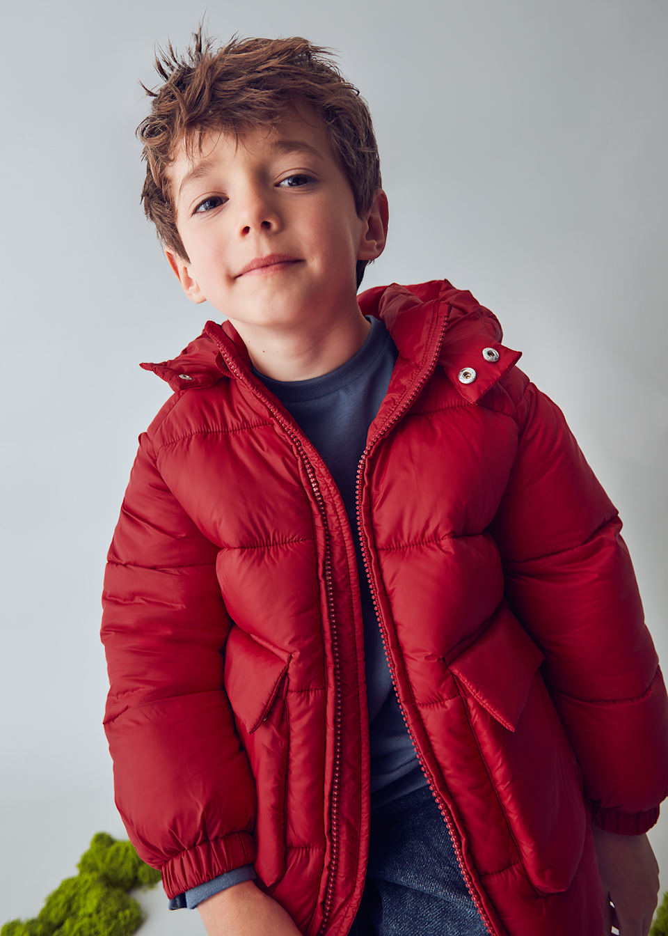 Boy Basic School Coat