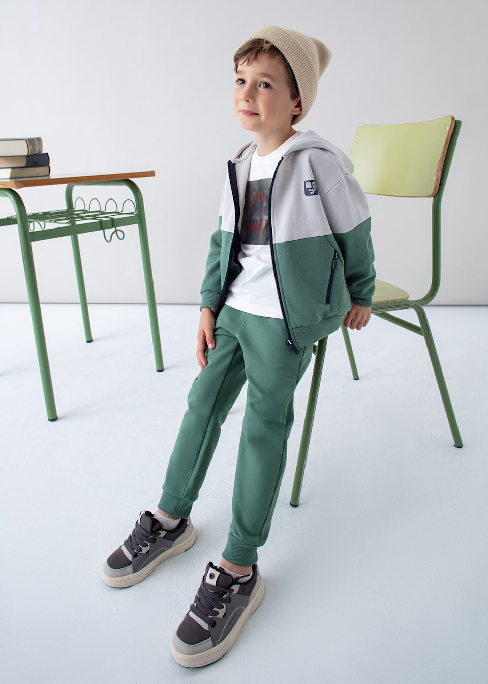 Boys Basic Tracksuit Bottoms