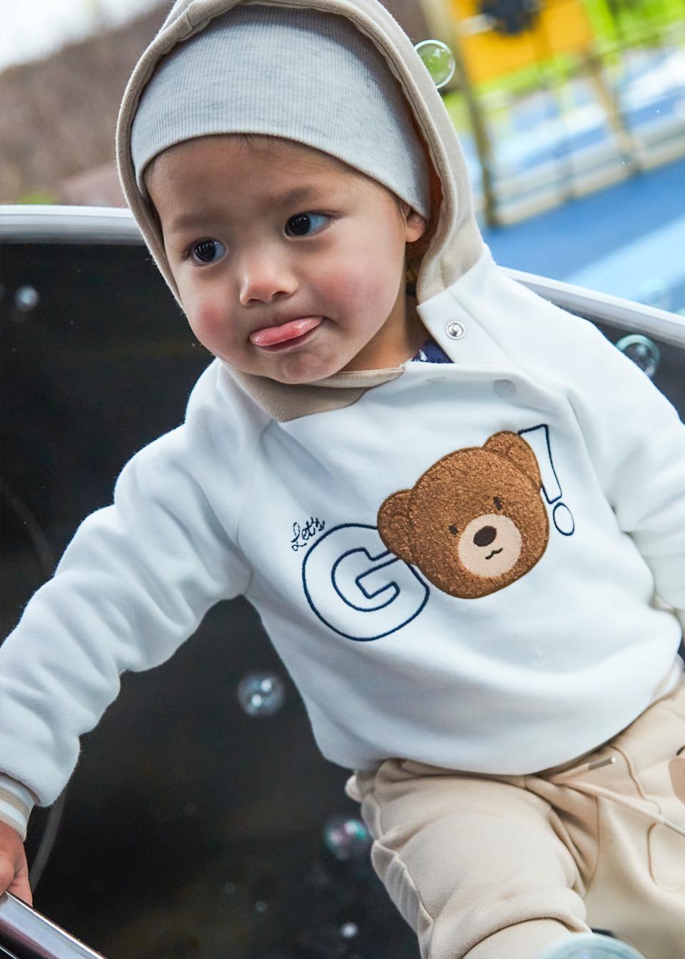 Baby teddy bear hoody