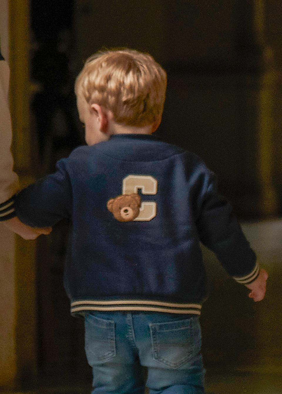 Baby teddy bear jumper