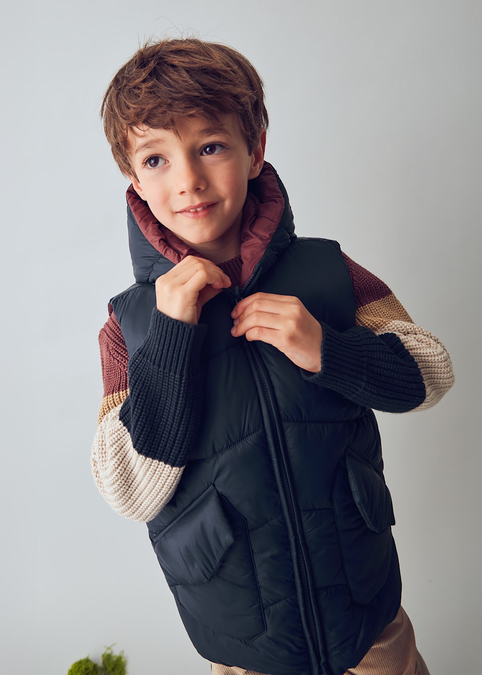 Boys reversible gilet