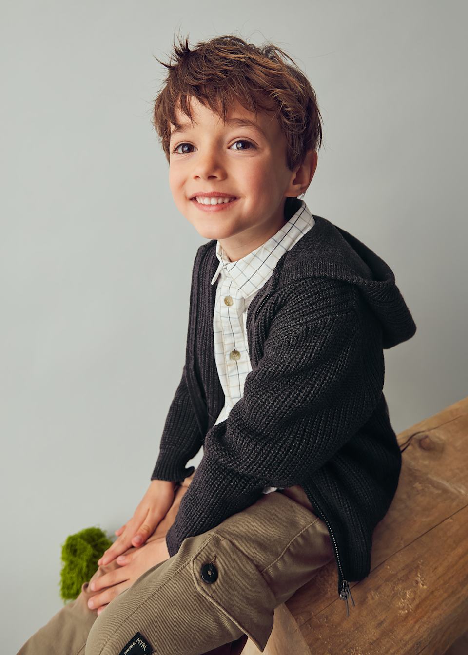 Boys knitted cardigan