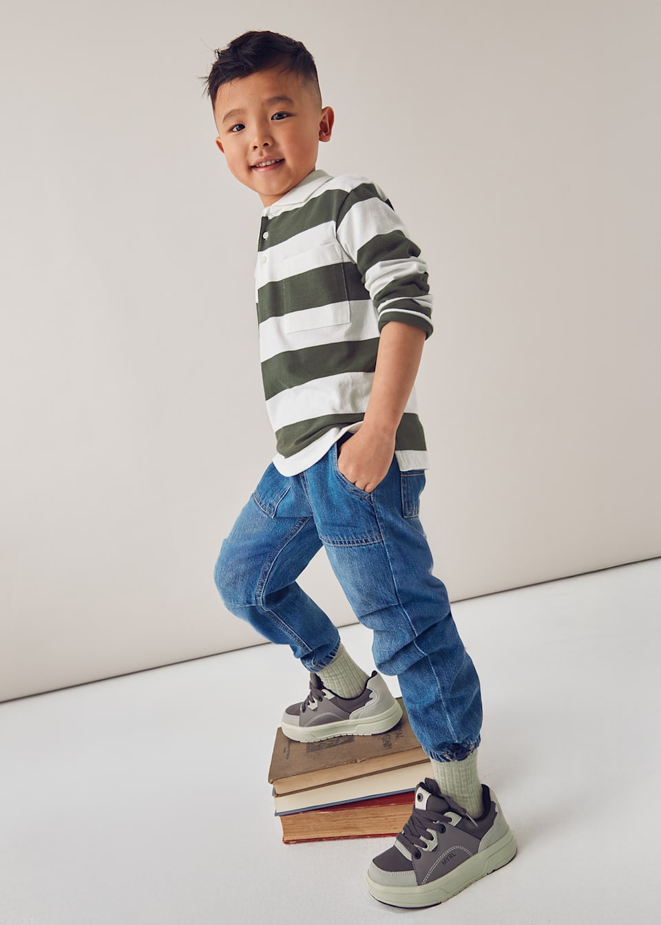 Jeans Fallschirmhose Jungen