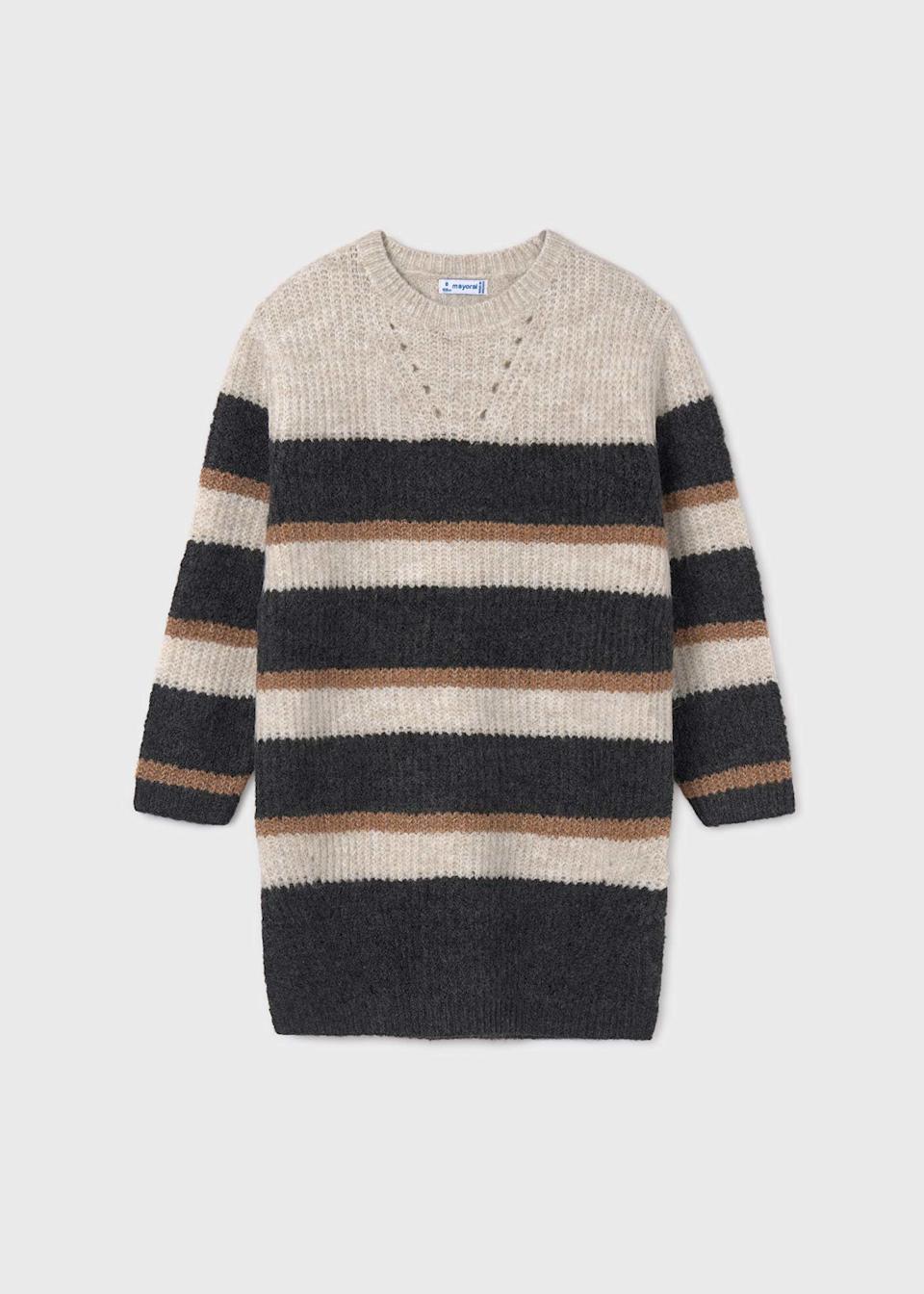 Girl Knit Sweater Dress