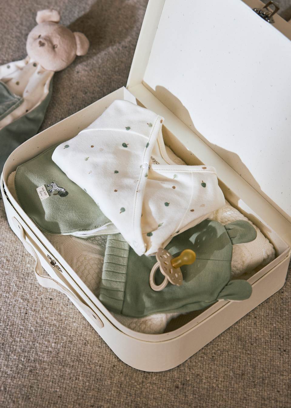 Conjunto 3 piezas regalo unisex bebé