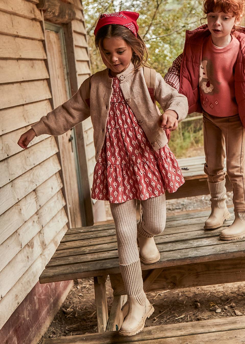 Girls knitted leggings