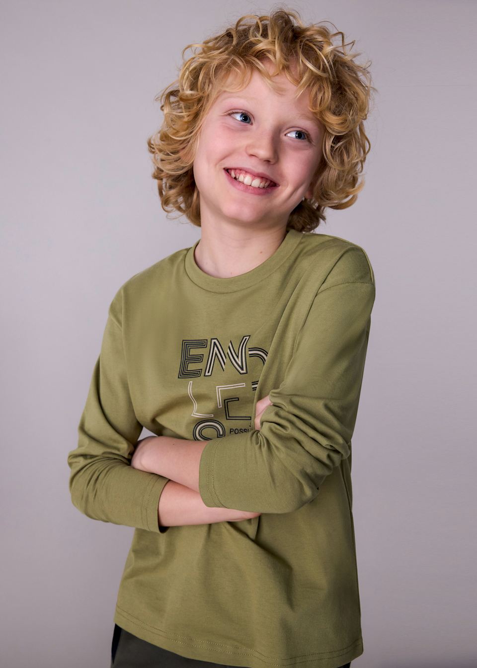 Boy Basic Print T-Shirt