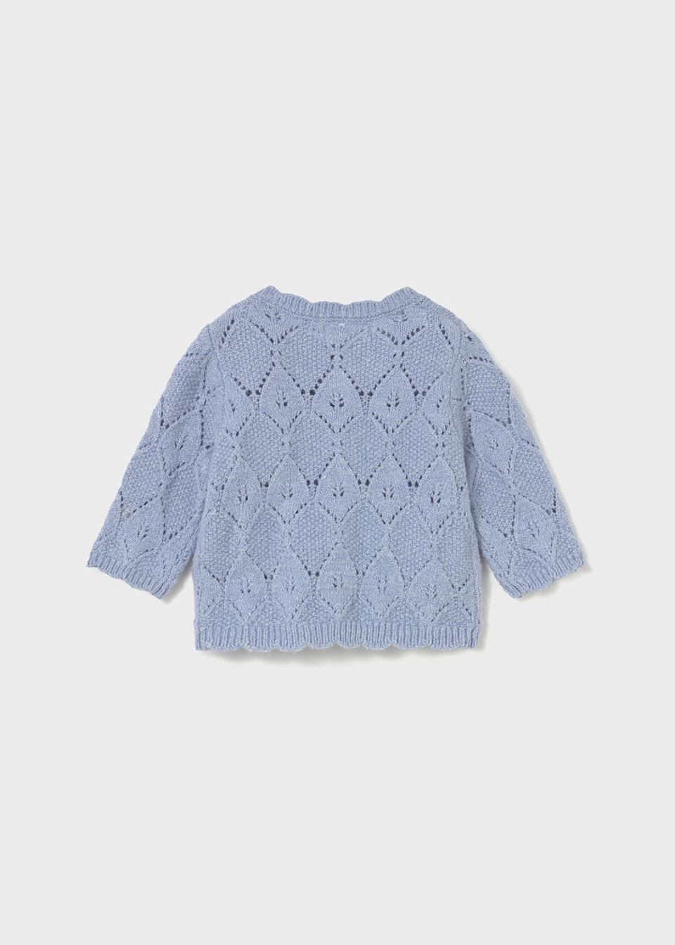Newborn knitted cardigan