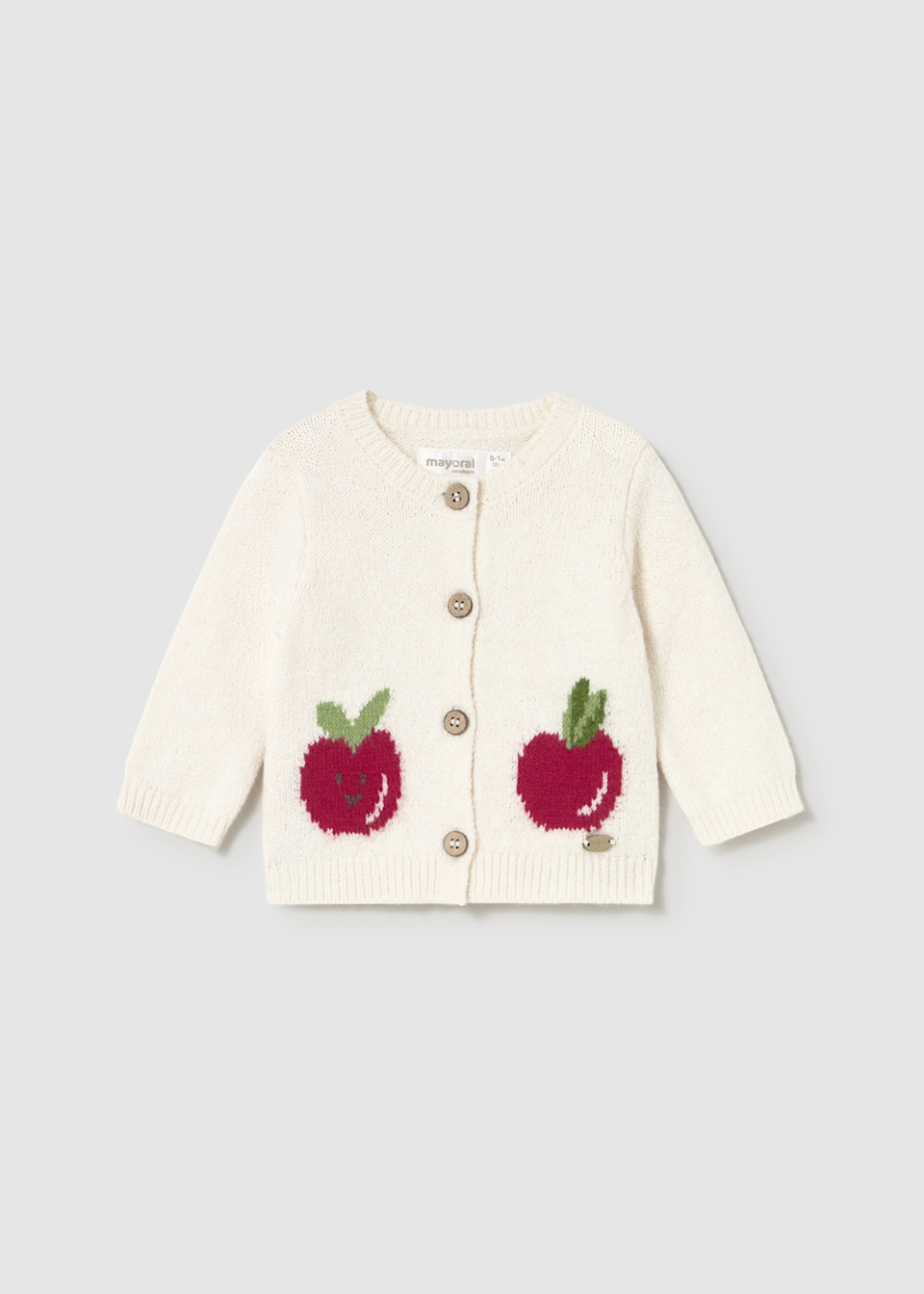 Newborn knitted cardigan