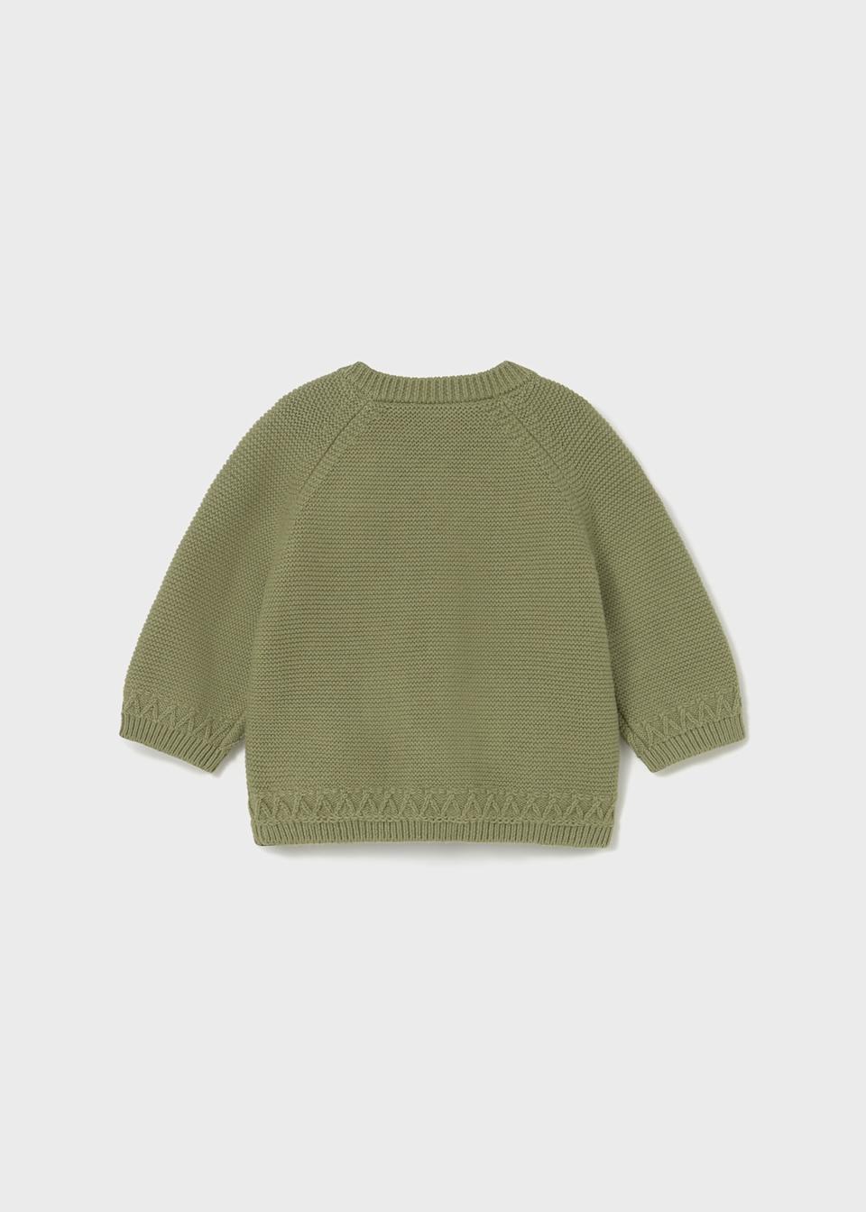 Newborn Boy Soft Knit Cardigan