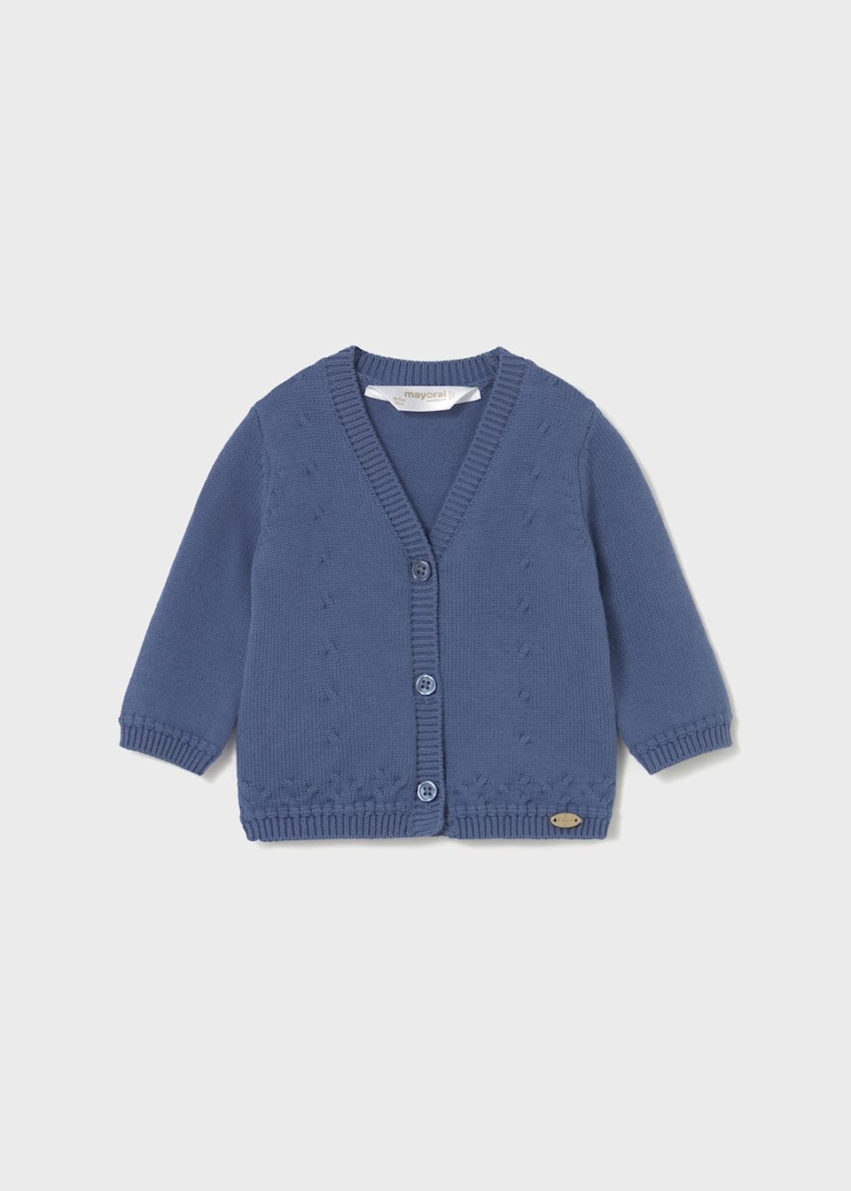 Newborn knitted cardigan