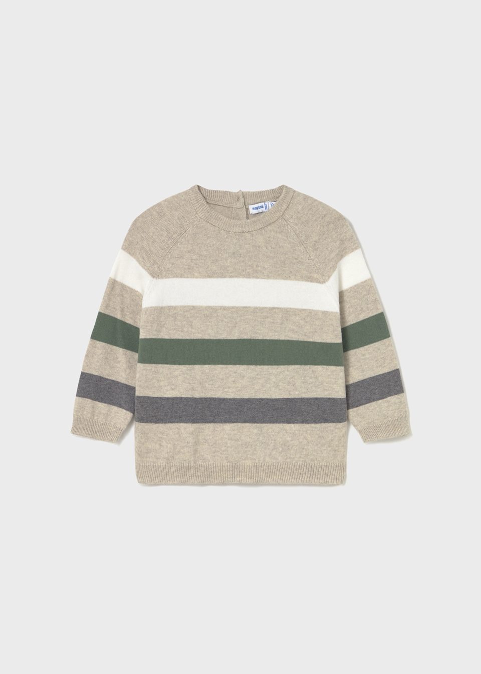 Baby block striped jumper