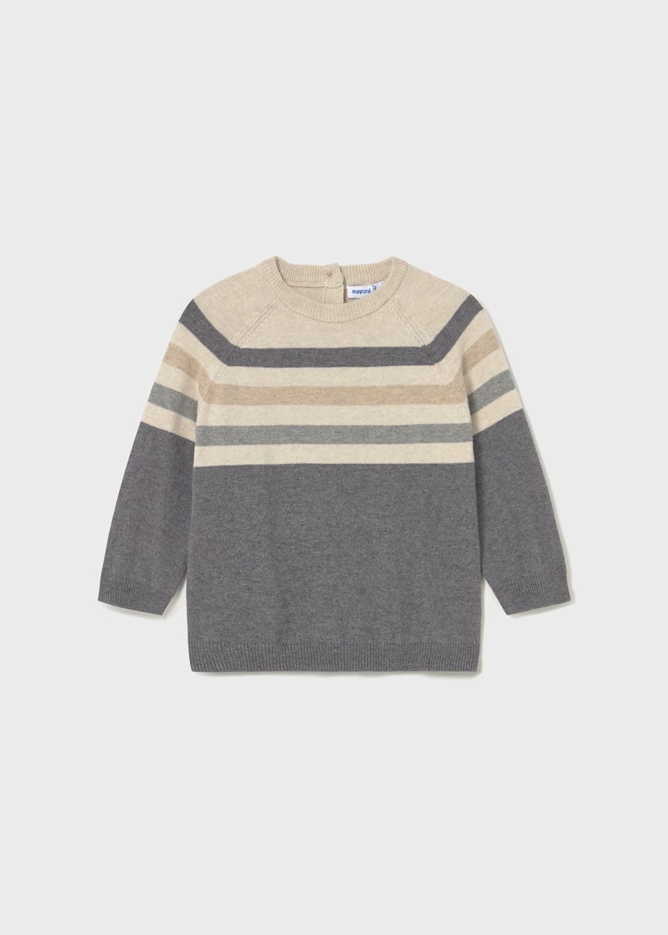 Baby block striped jumper