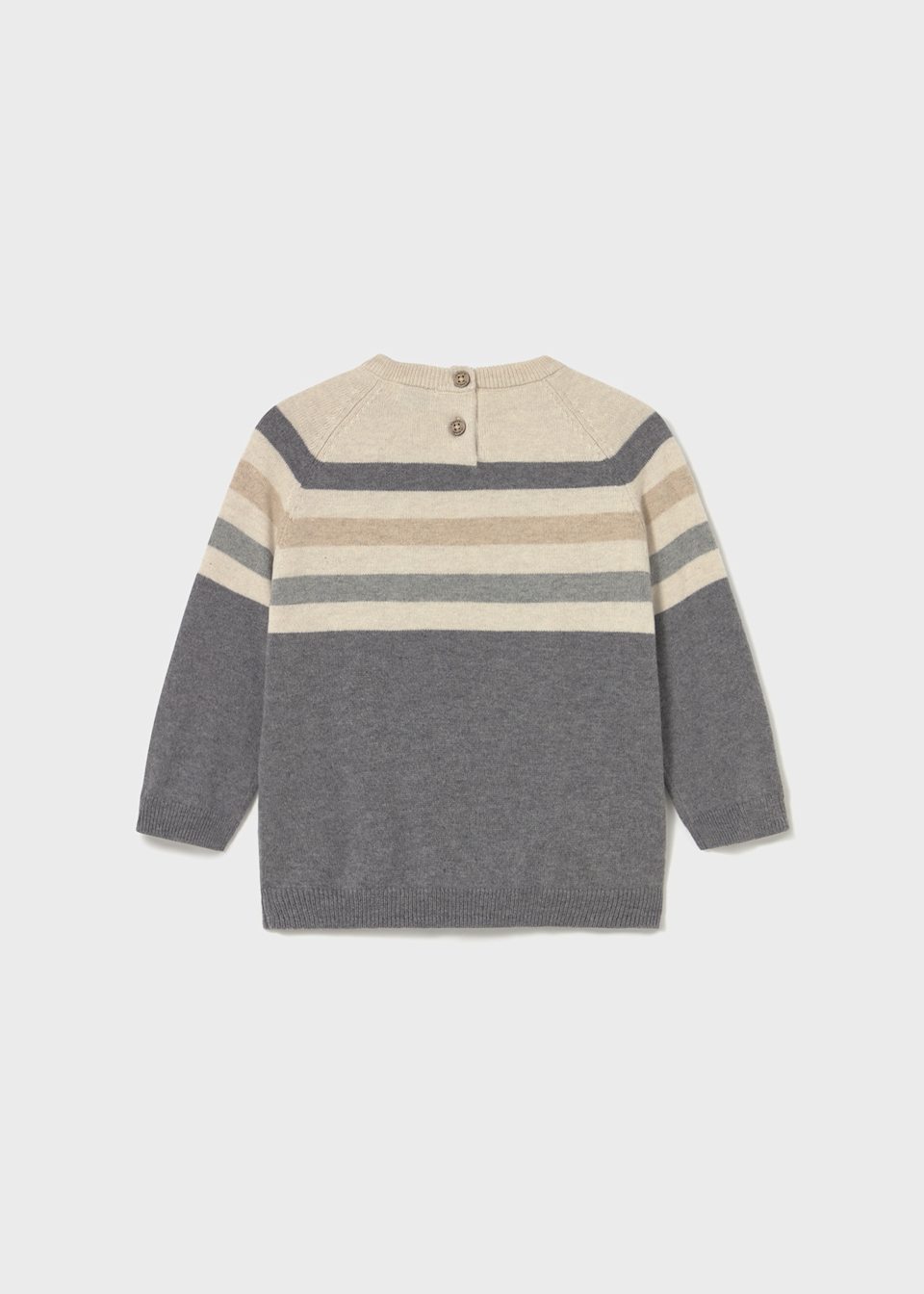 Baby block striped jumper