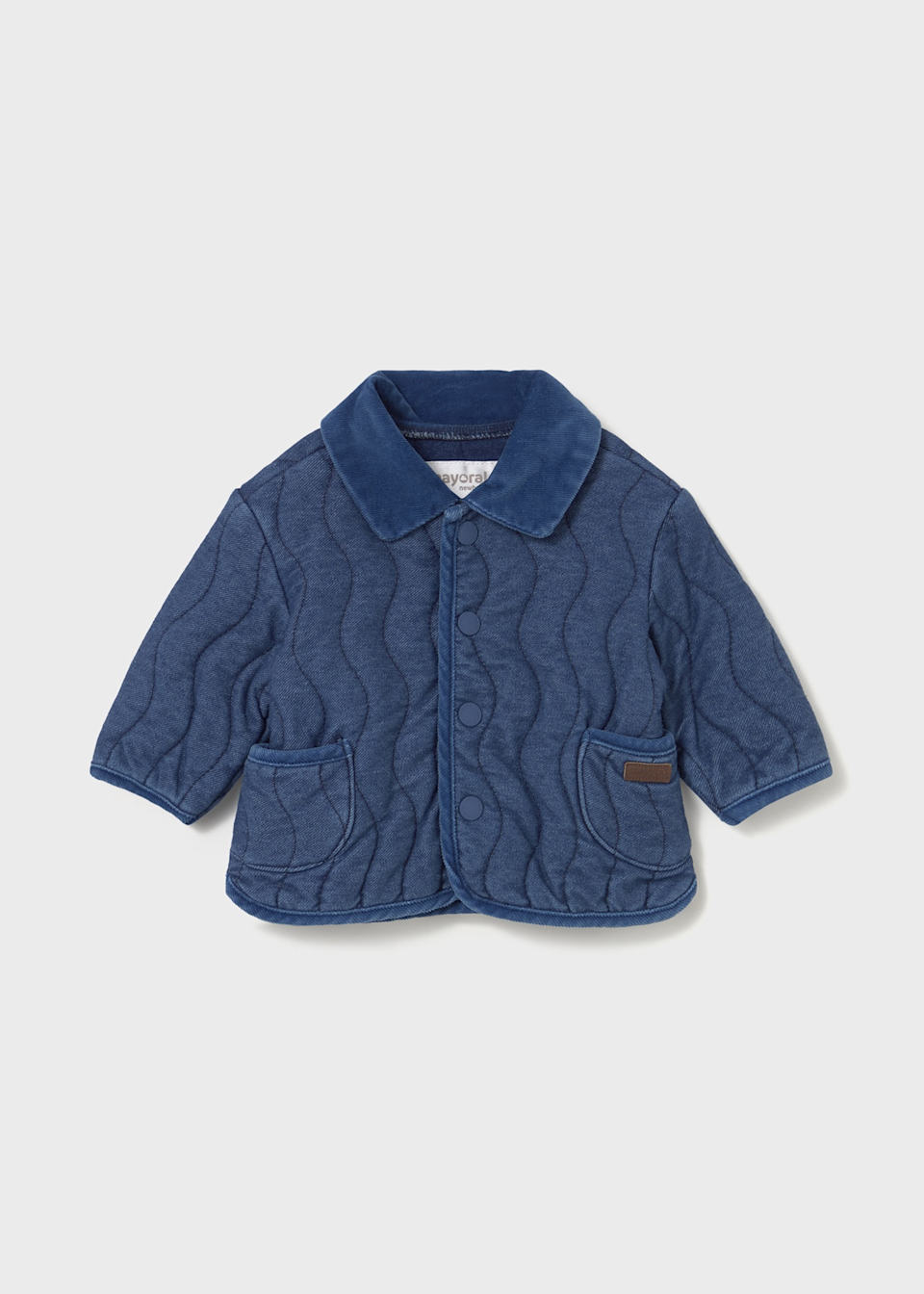 Палто от деним унисекс за новородено бебе