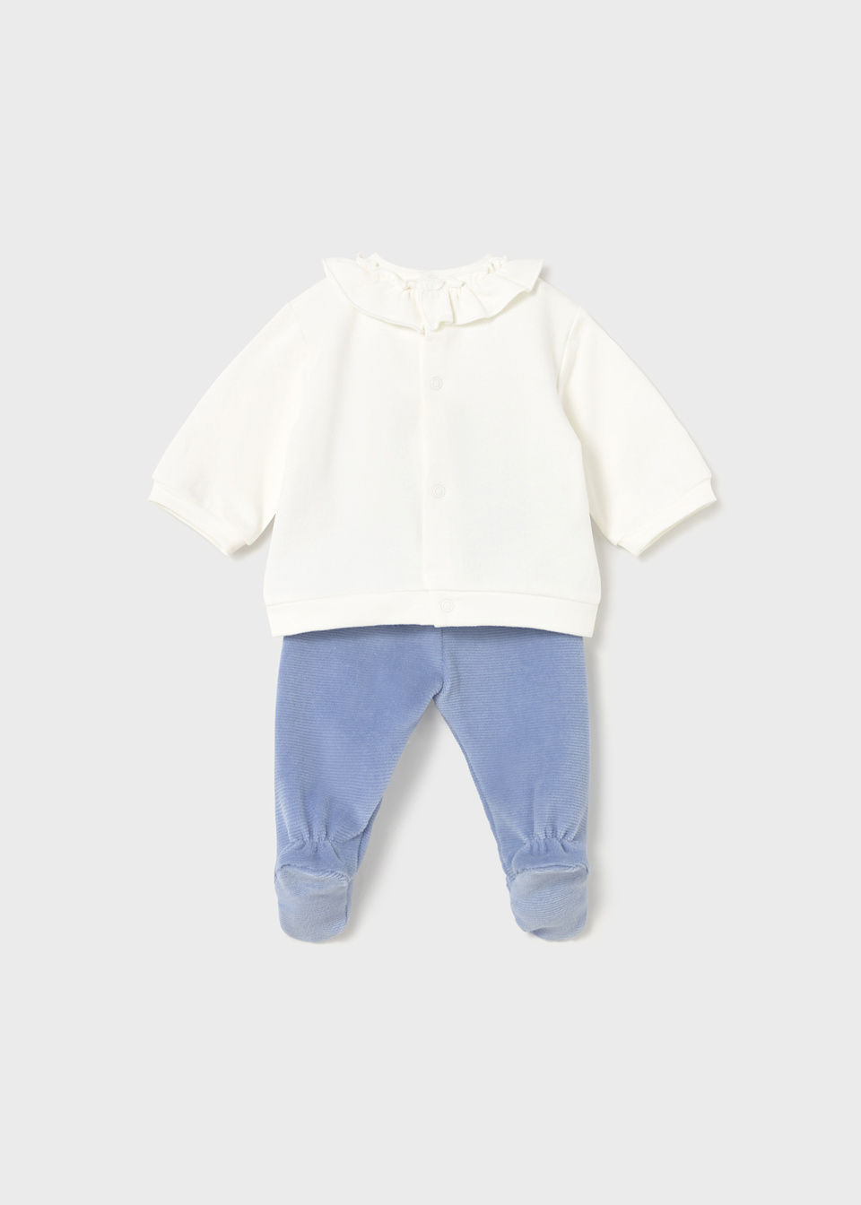 Newborn girl's leggings and sweatshirt set