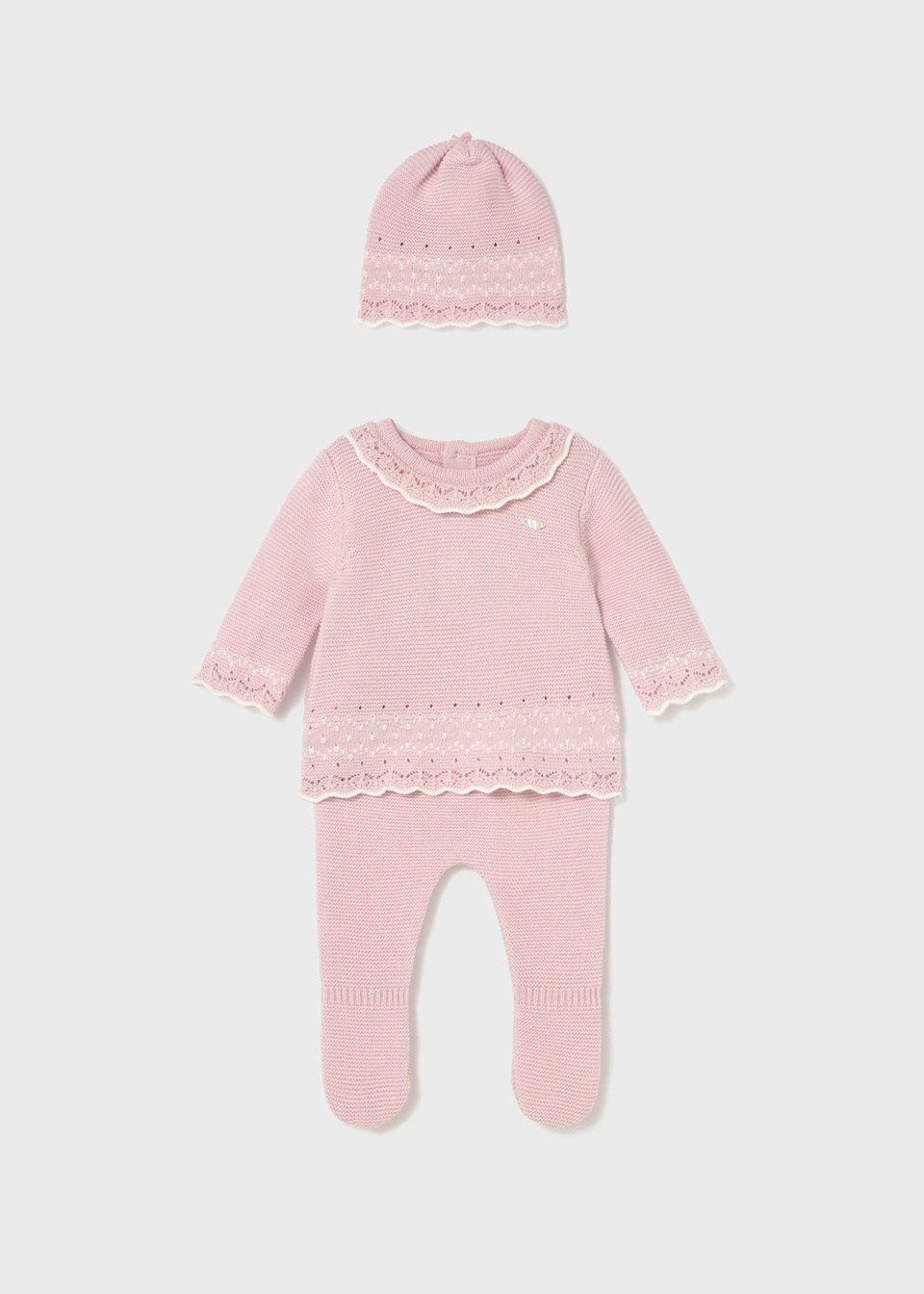 Newborn 3 piece knitted set