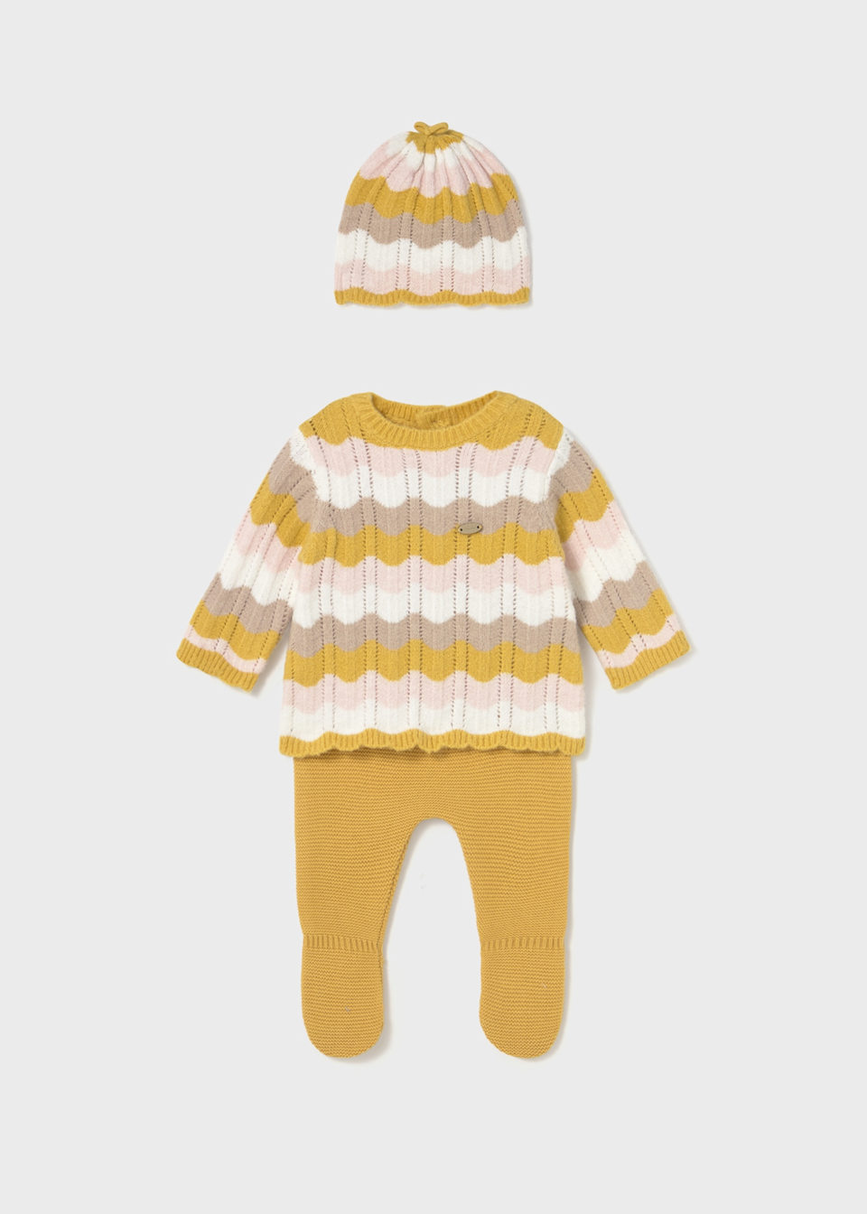 Newborn 3 piece knitted set