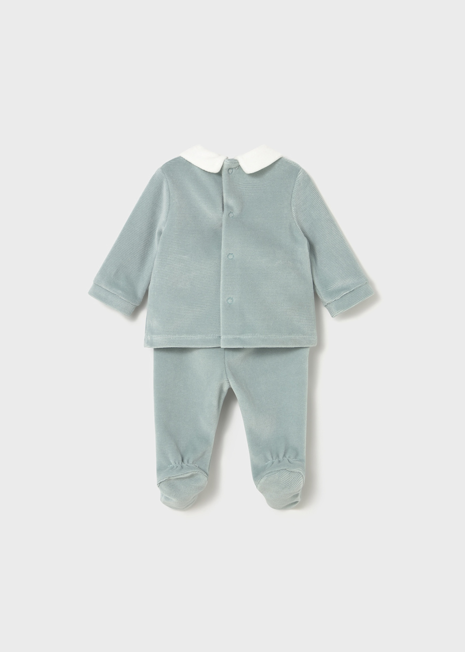 Newborn jumper and footed trouser set