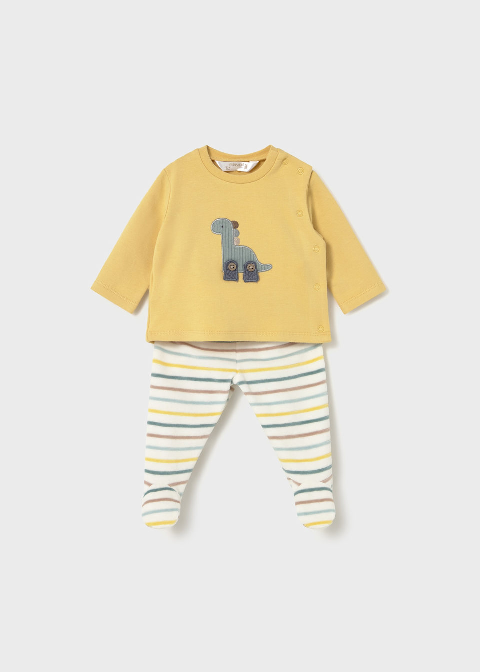 Newborn jumper and footed trouser set