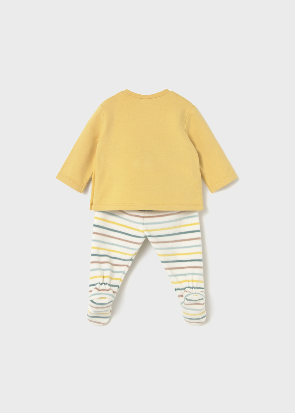 Newborn jumper and footed trouser set