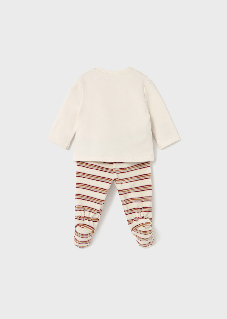 Newborn jumper and footed trouser set