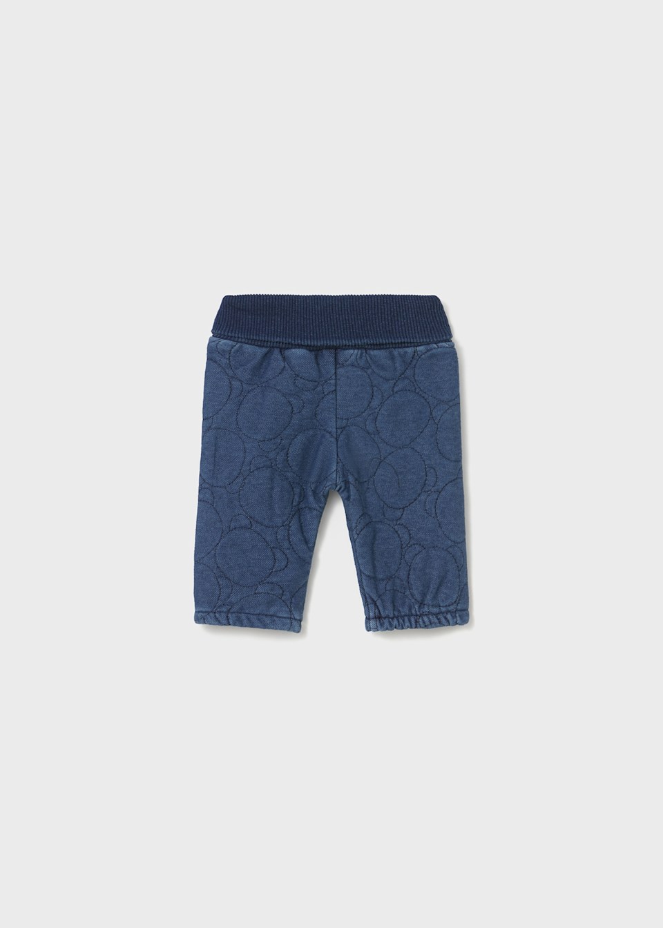 Newborn quilted denim jeans