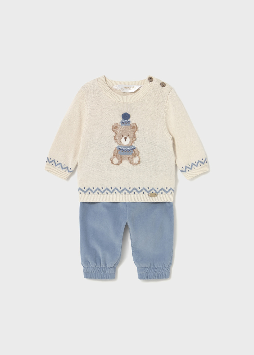 Newborn jumper and trouser set