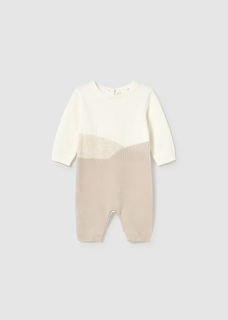Newborn knitted romper