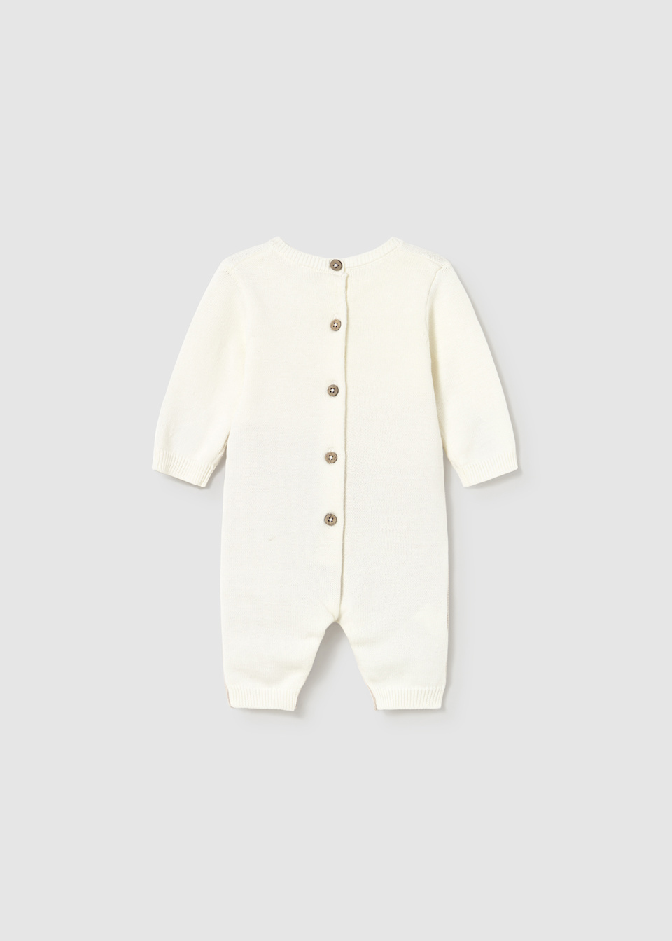 Newborn knitted romper