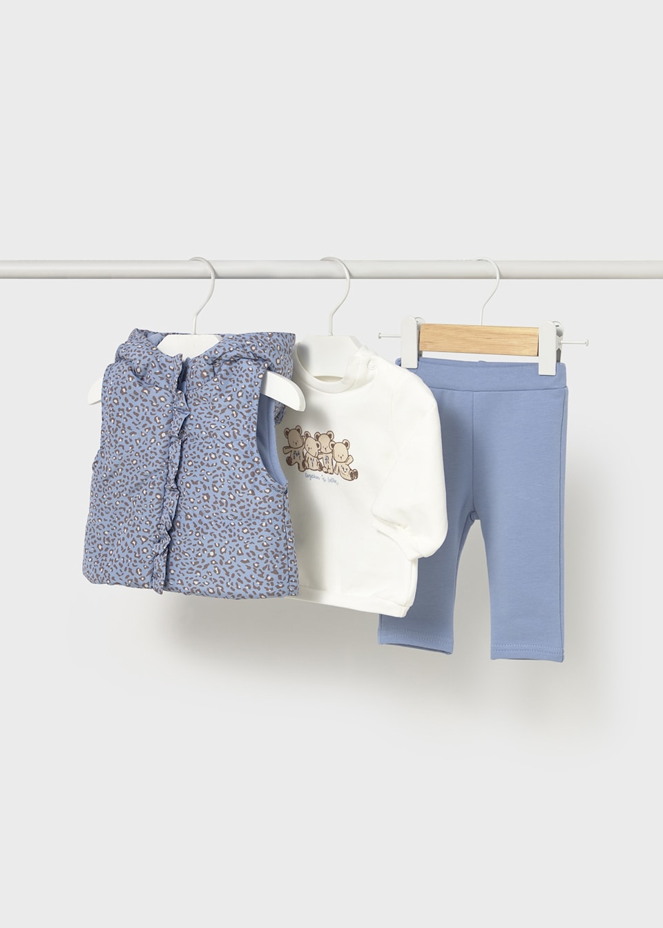 Jogginganzug mit Weste gemustert Neugeborene