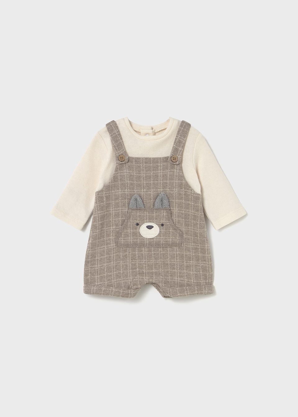 Newborn romper with pocket