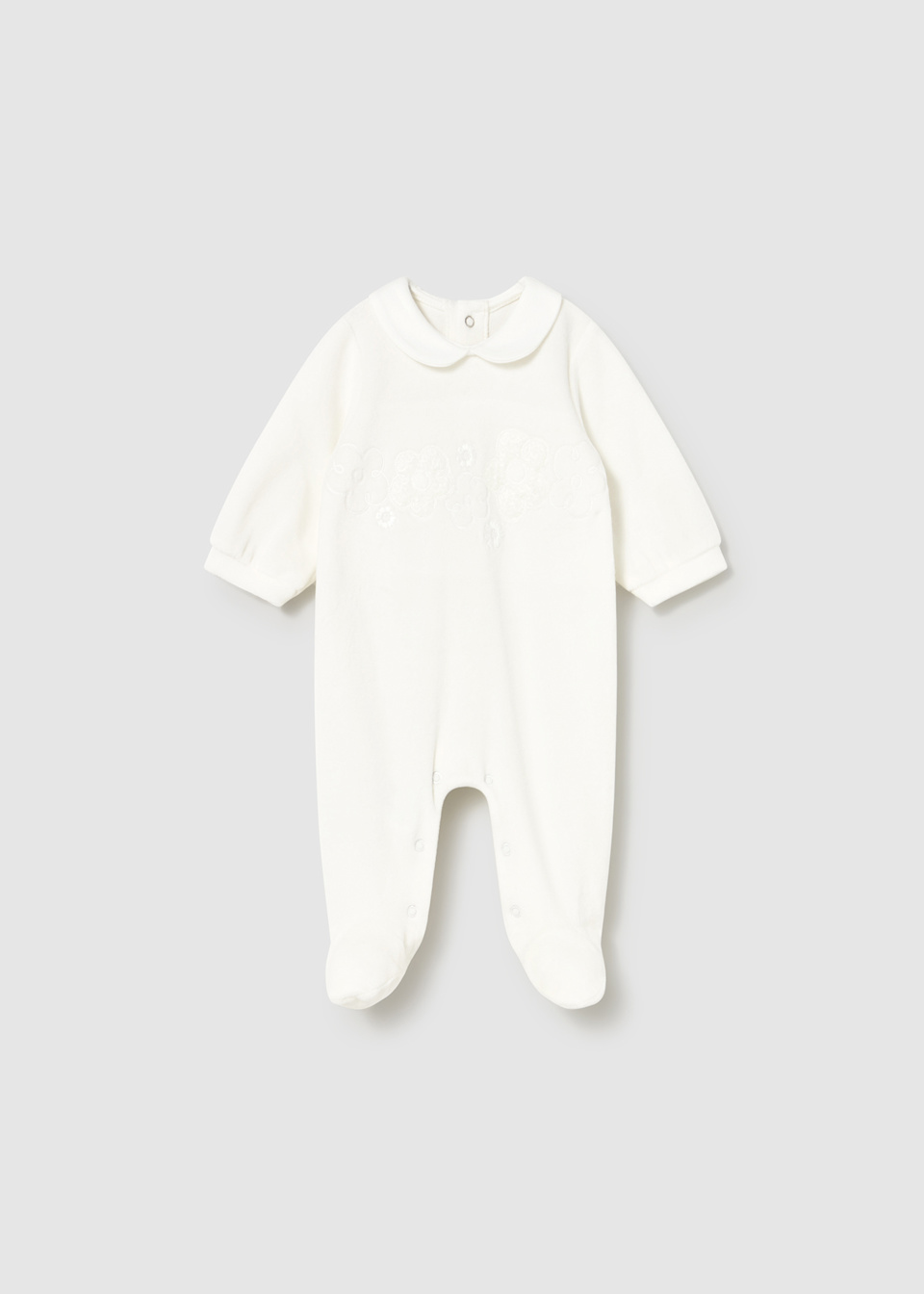 Newborn footed romper