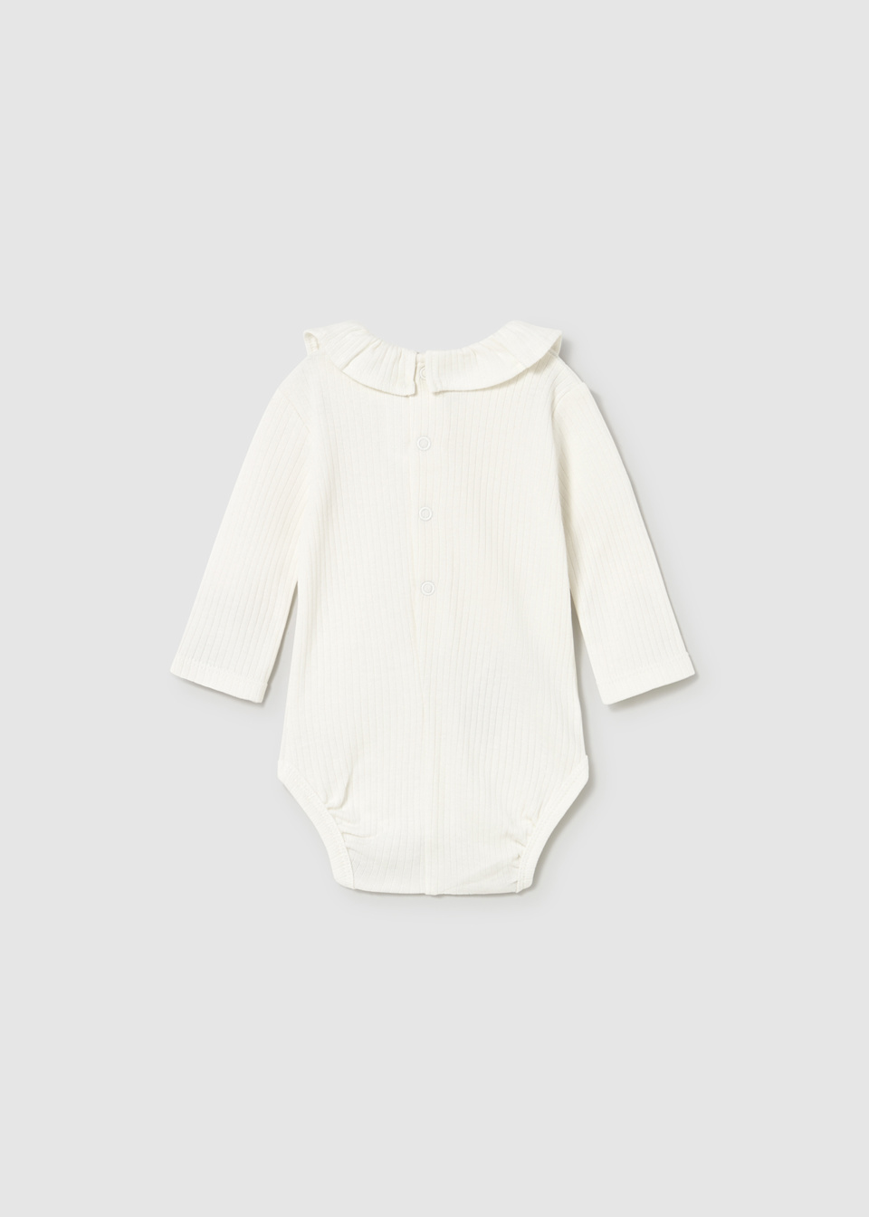Newborn basic ruffle bodysuit
