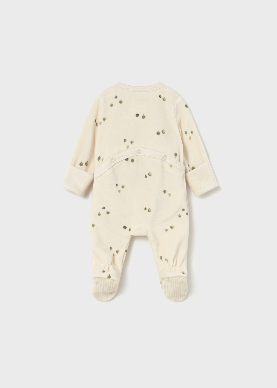 Newborn unisex romper with feet