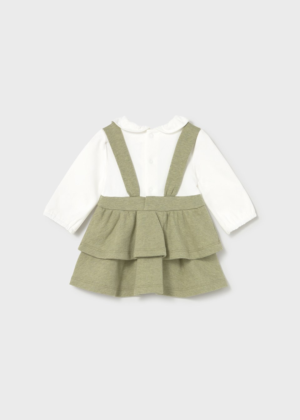 Newborn Girl Dungaree Dress