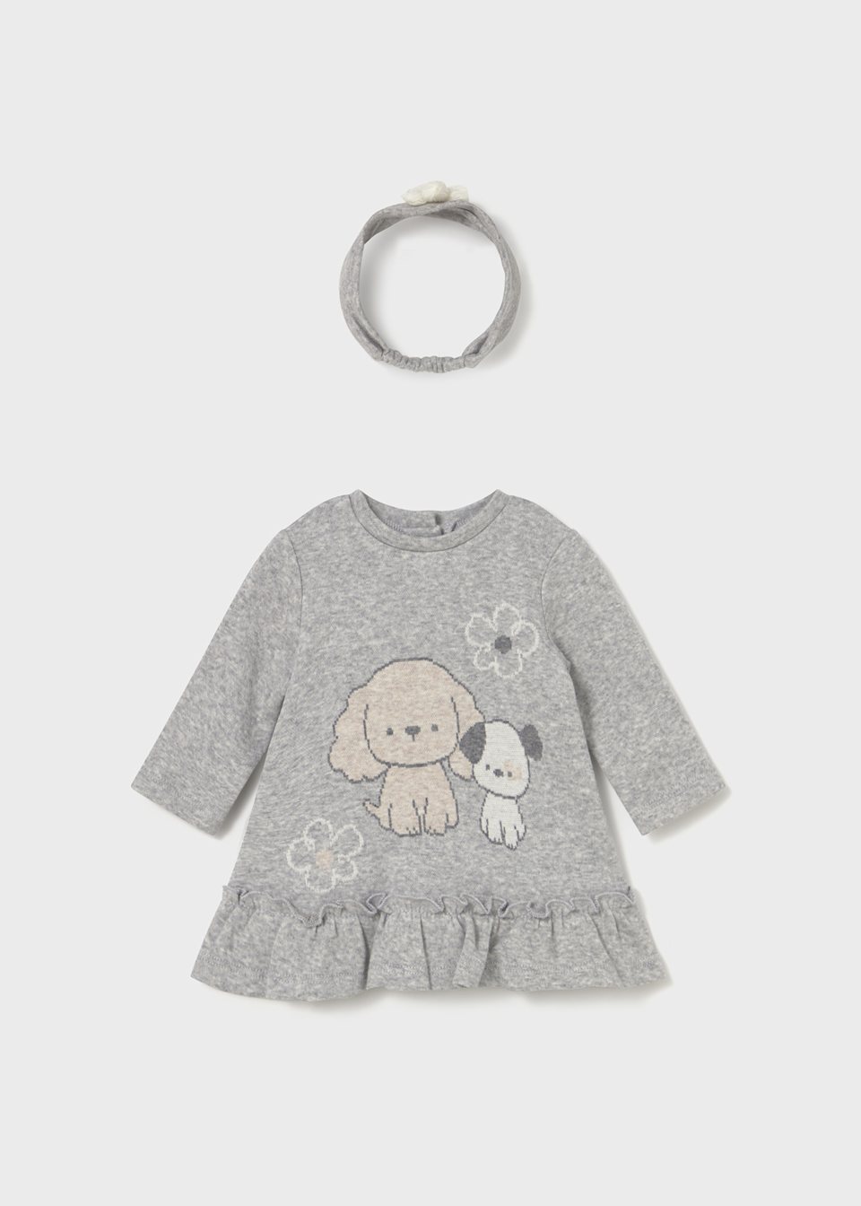 Kleid mit Haarband Neugeborene