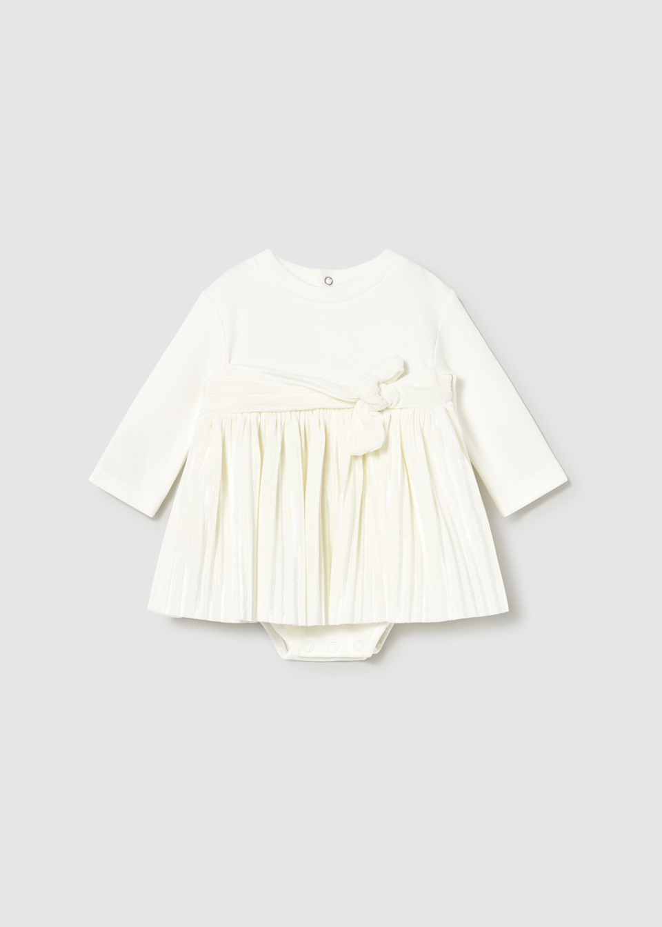 Newborn combined towelling romper
