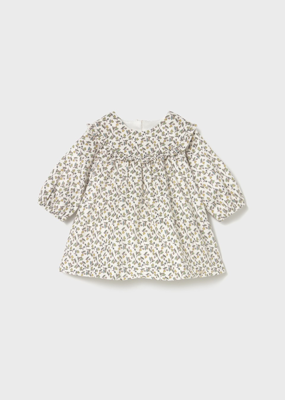 Newborn print velvet dress