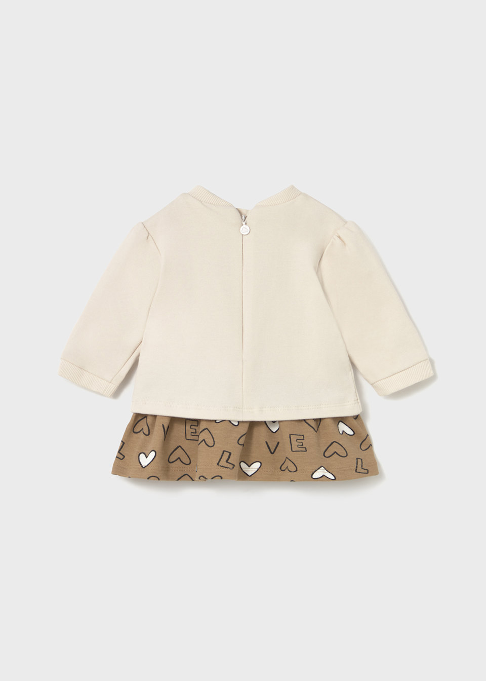 Vestido combinado muñeca recién nacida