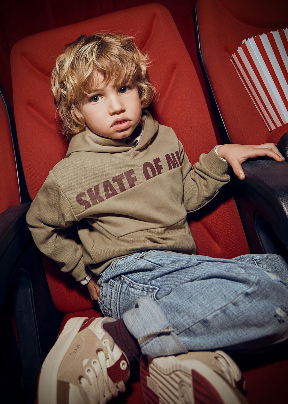 Sweatshirt Buchstaben Jungen