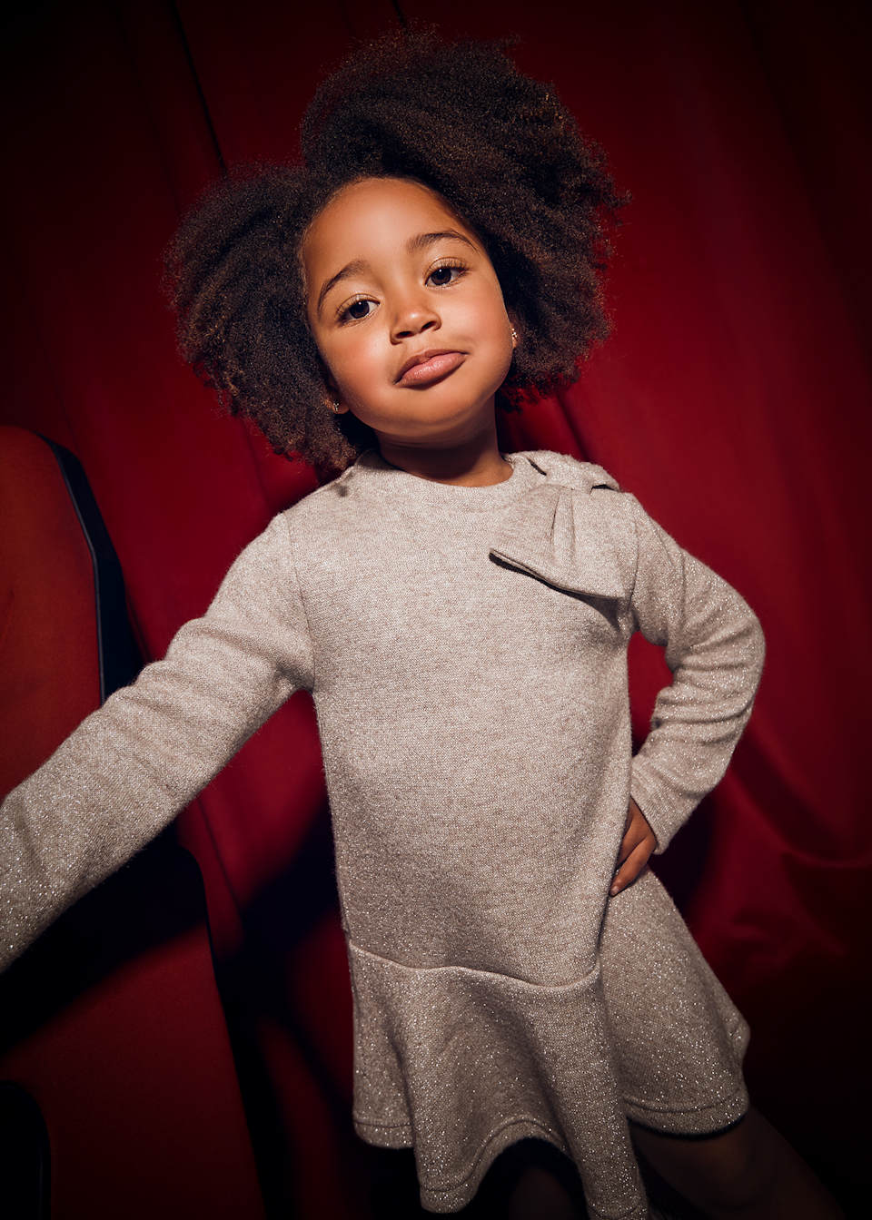 Girls bow dress