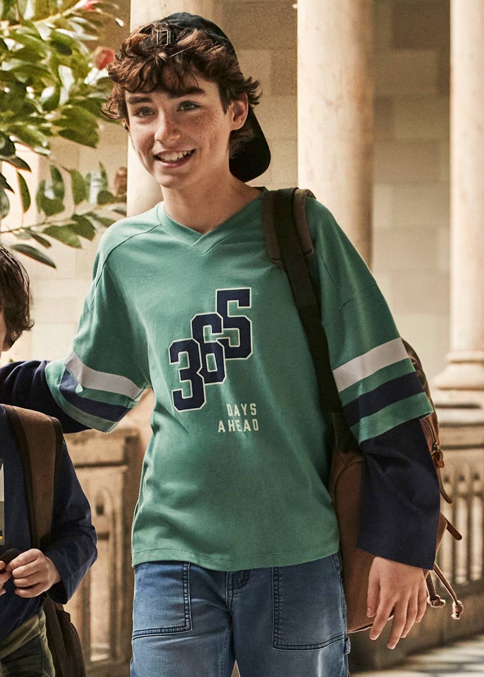 Boys double sleeve T-shirt
