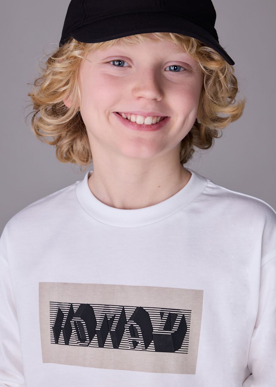 Boys embossed T-shirt