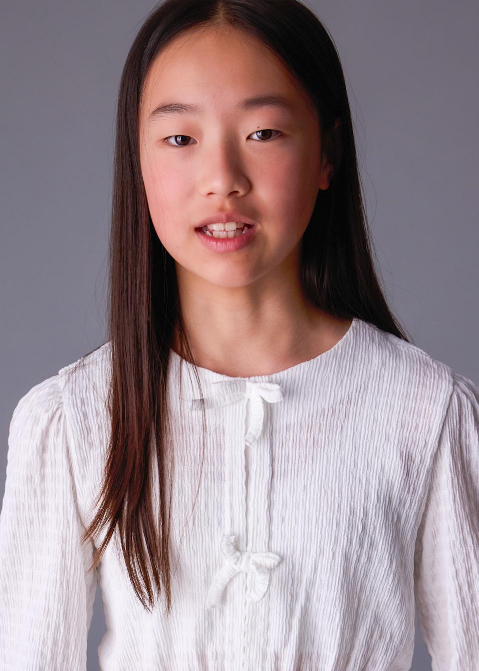 Girls bow blouse