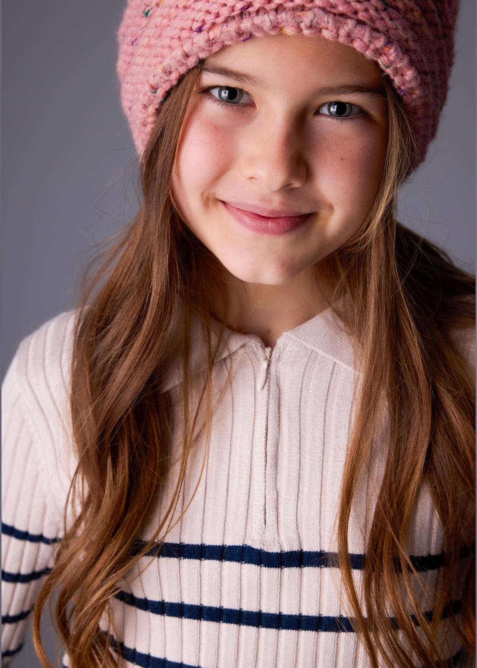 Girl Knit Polo Shirt