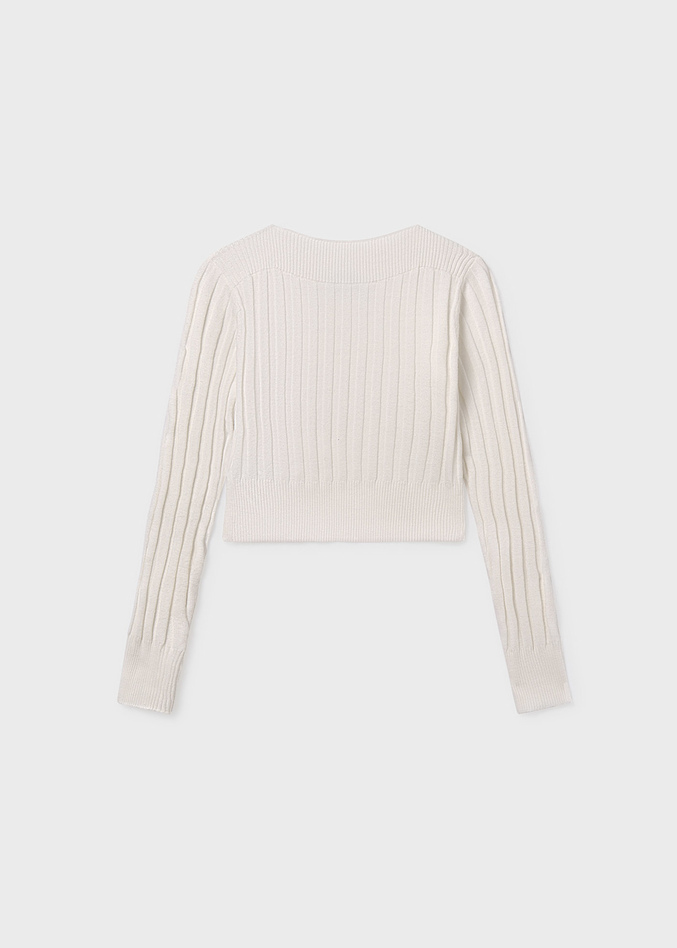 Girls detailed rib knit jumper