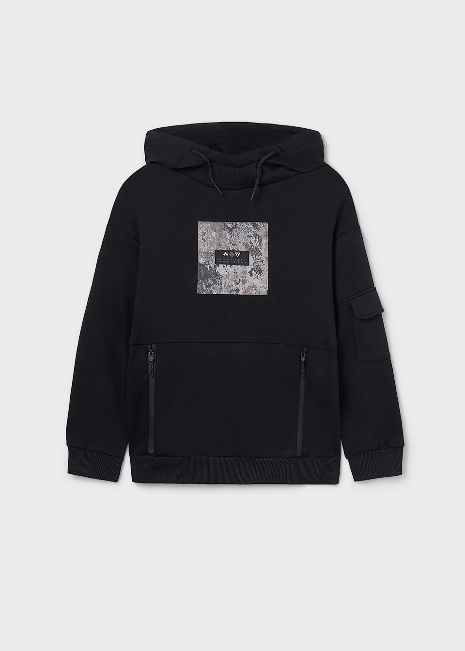 Sweatshirt Kontraste Teenager Jungen