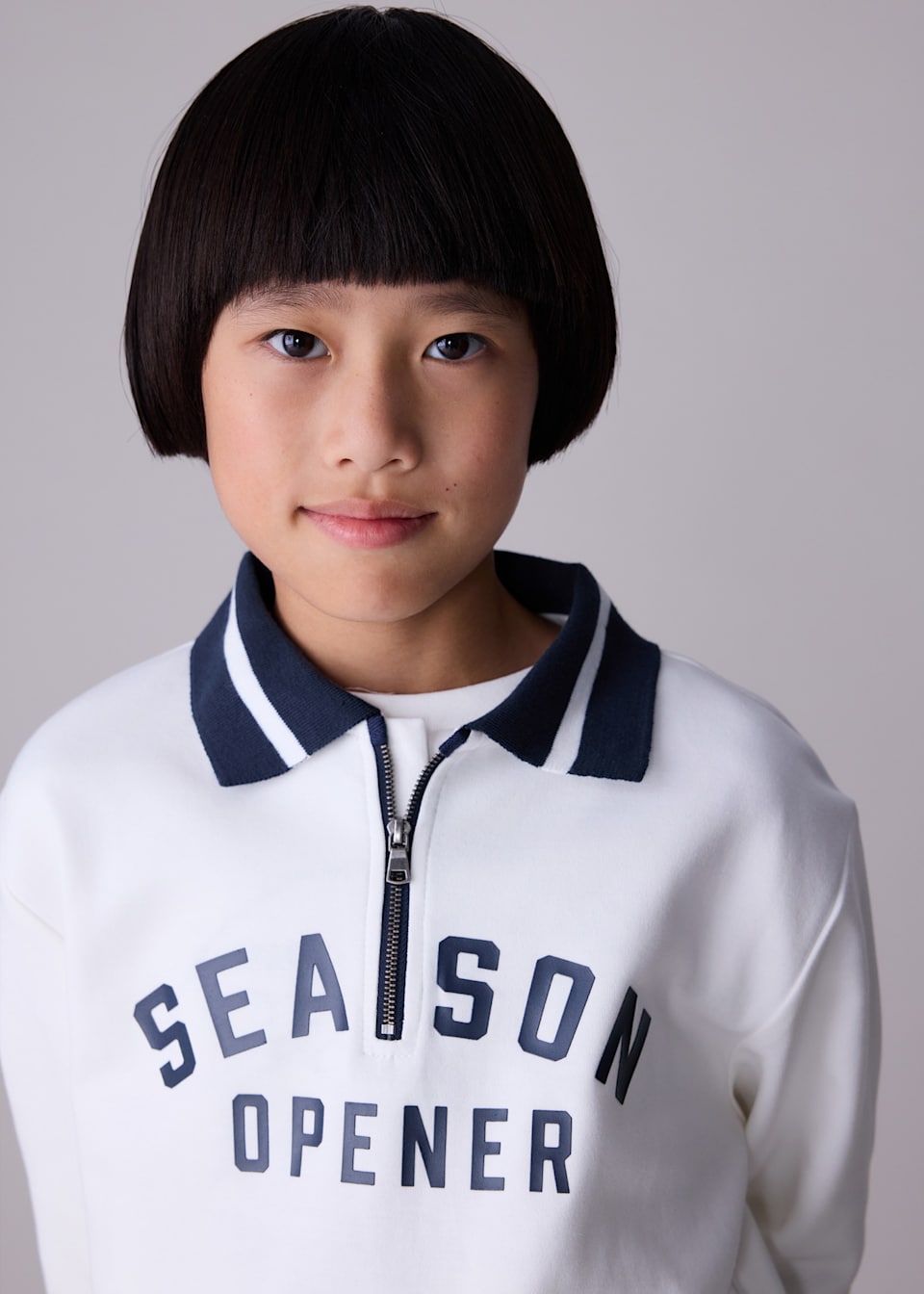 Sweatshirt Reißverschluss Teenager Jungen