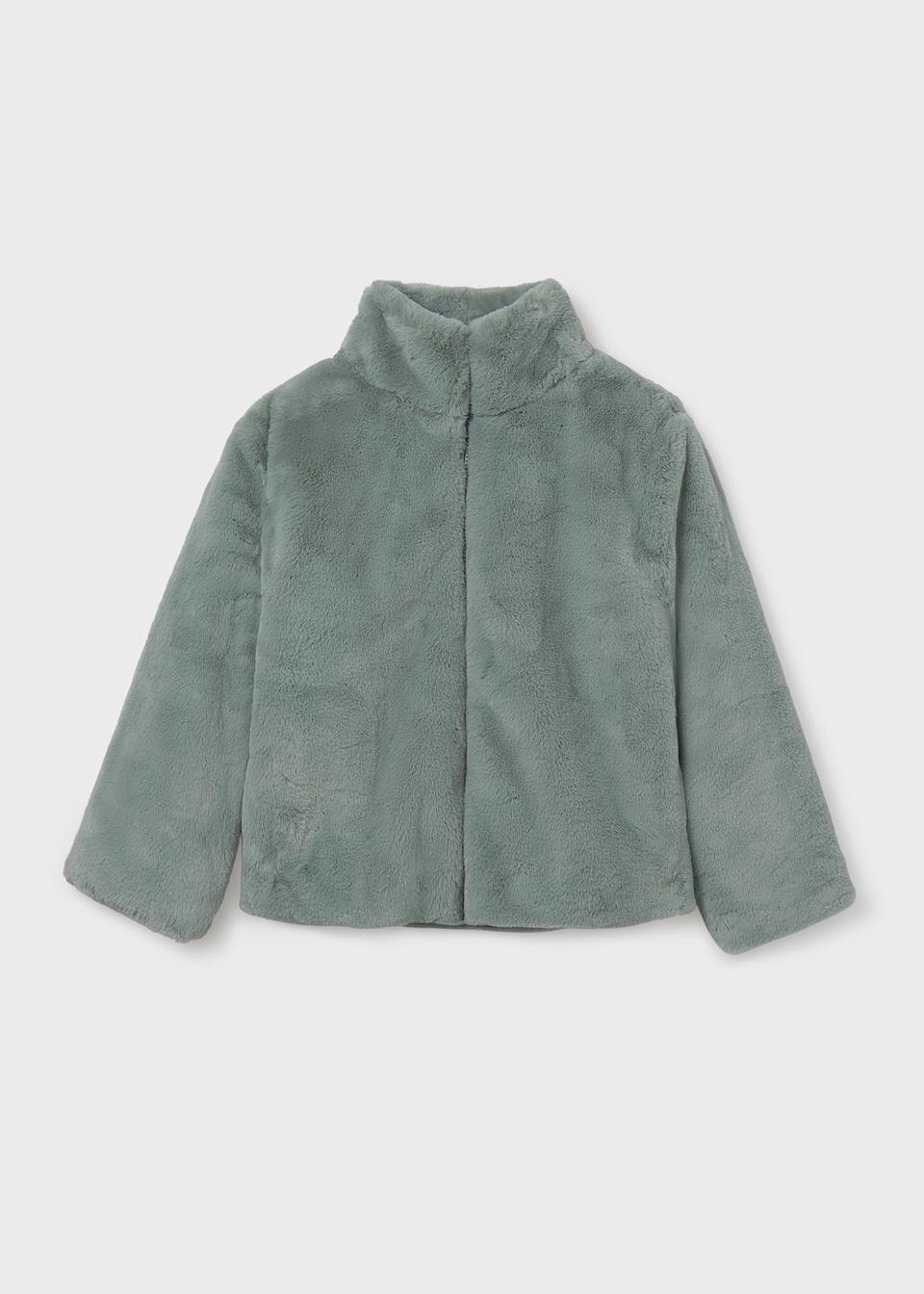 Manteau fourré fille